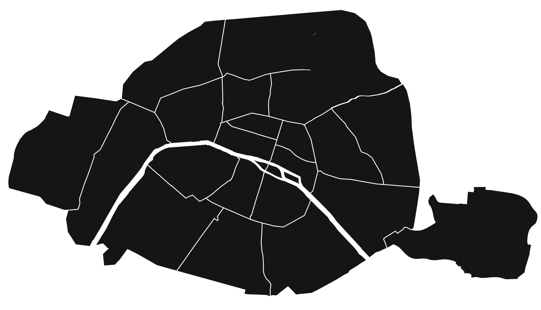 Carte d'Île-de-France